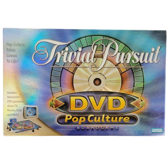 Trivial Pursuit DVD Pop Culture Board Game Parker Brothers 2003 Edition - Picture 6 of 12